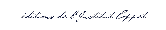 Logo éditions de l'Institut Coppet