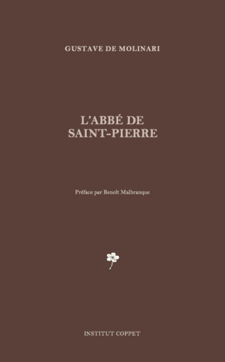Gustave de Molinari - L'abbé de Saint-Pierre