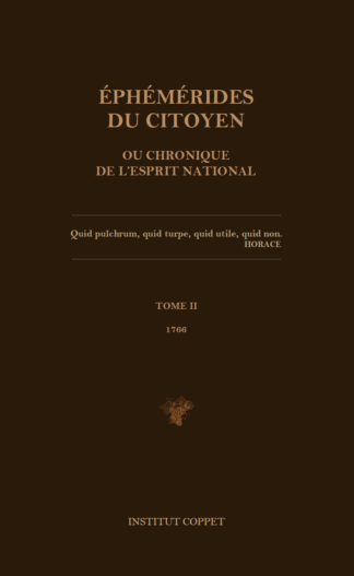 Éphémérides du citoyen (1766, III)