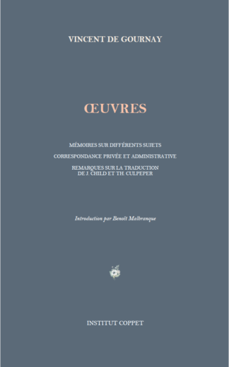 Œuvres de Vincent de Gournay