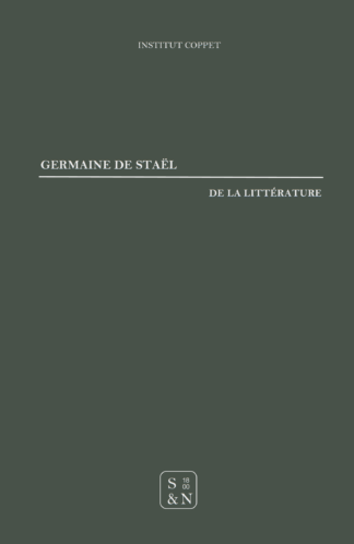 Germaine de Staël - De la littérature